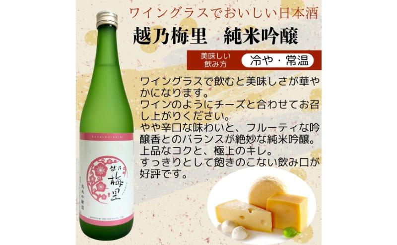 日本酒 飲み比べセット 越後銘門酒会 新潟市の銘酒 飲み比べ 720ml×6本 （越乃寒梅 越乃梅里 越乃八豊 越の関 雪乃風雪 越路吹雪）N726A 新潟 セット 辛口 ギフト 正月 年越し