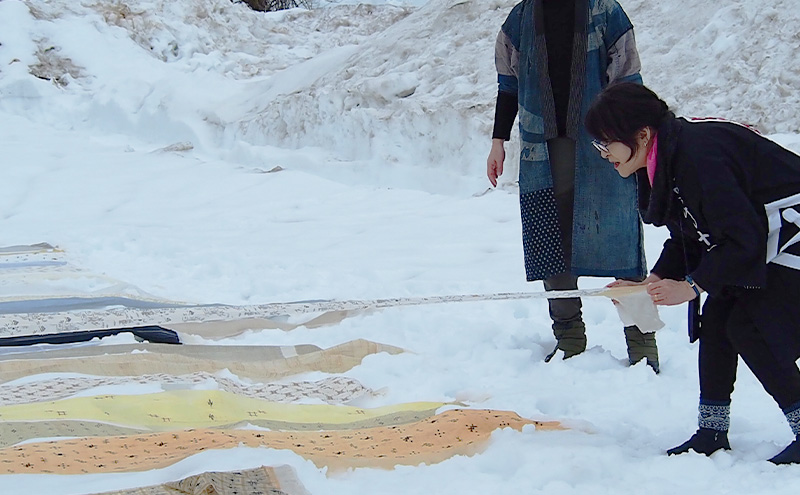 【麻織物の雪晒しと仕立て直し】着物 和装 クリーニング 仕立て