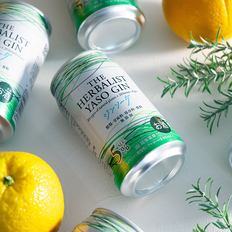 THE HERBALIST YASOジンソーダ12缶ギフトセット ×6箱 72缶 お酒 新潟クラフトジン クラフト ジン 新潟 新潟県産 にいがた 上越 上越産