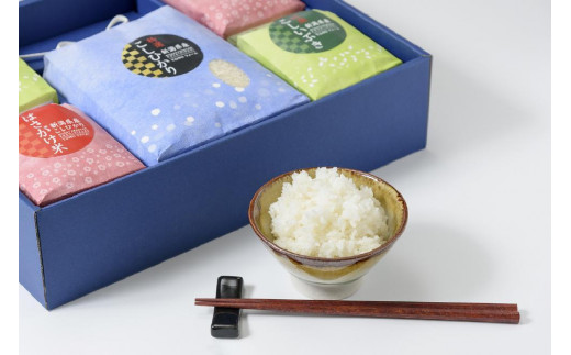 【50セット限定】令和5年産 新潟上越清里東戸野産 お米食べ比べギフトセットB 3種類合計3.8kg 白米 新潟