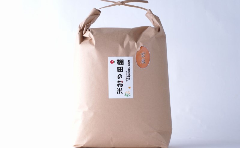 令和7年 新潟県産 棚田米 コシヒカリ 玄米 定期便 15kg 15キロ (5kg×3回) 雪中貯蔵 雪むろ こしひかり お米 こめ 新潟 上越 米 送料無料