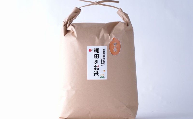 令和7年 新潟県産 棚田米 コシヒカリ 玄米 定期便 30kg 30キロ (5kg×6回) 雪中貯蔵 雪むろ こしひかり お米 こめ 新潟 上越 米 送料無料