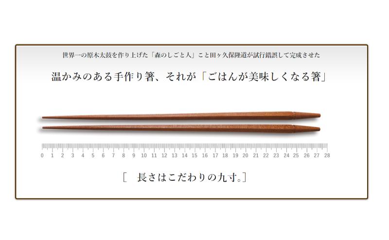 ごはんが美味しくなる箸(R)一膳 10セット 箸 お箸 はし 鉄刀木 オリーブオイル塗装 手作り 新潟県 上越