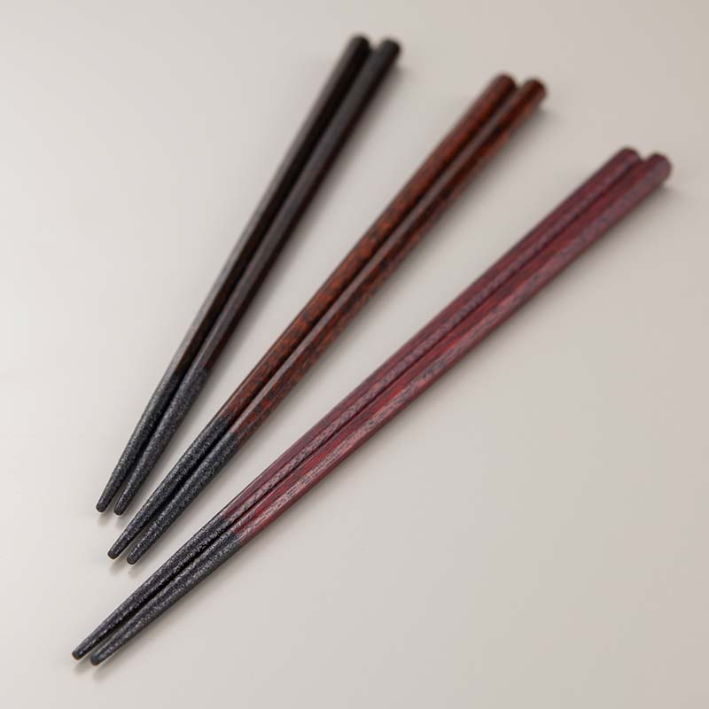 山中塗 国産箸 伝統工芸士 久保出章二作 八角箸 緑摺 スベリ止付 化粧箱入 23cm お箸 天然木 箸 お祝い ギフト 伝統工芸 工芸品 日本製 復興 震災 コロナ 能登半島地震復興支援 北陸新幹線 F6P-0079