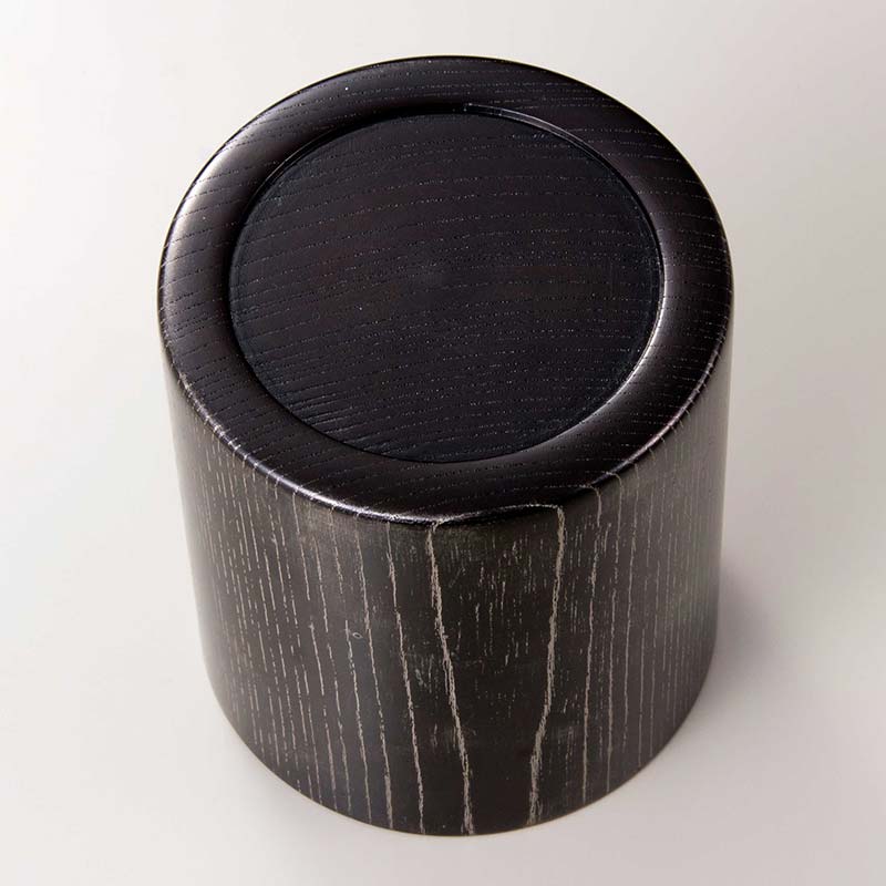 欅 Mug Cup ブラック Platinum 木箱入り 天然木 木製 マグカップ カップ 漆器 漆塗    ギフト 伝統工芸 工芸品 国産 日本製 山中木製漆器 復興 震災 コロナ 能登半島地震復興支援 北陸新幹線 F6P-0131