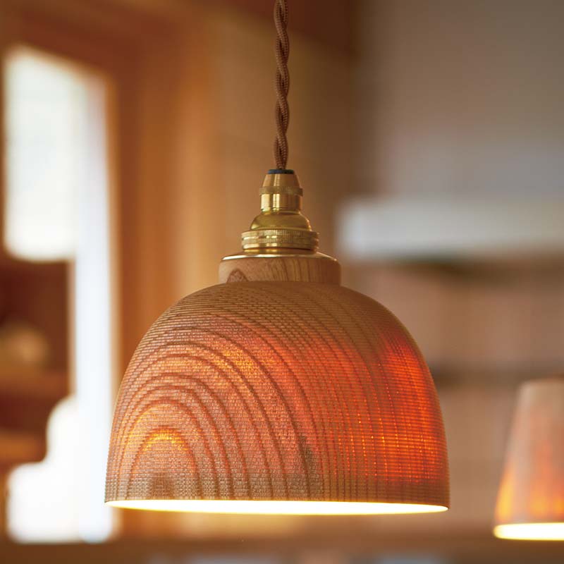 YAMANAKA ウスビキライト マル ナチュラル 天然木 欅 木製 ライト インテリア 父の日 母の日 敬老の日 ギフト 伝統工芸 工芸品 国産 日本製 復興 震災 コロナ 能登半島地震復興支援 北陸新幹線 F6P-0217