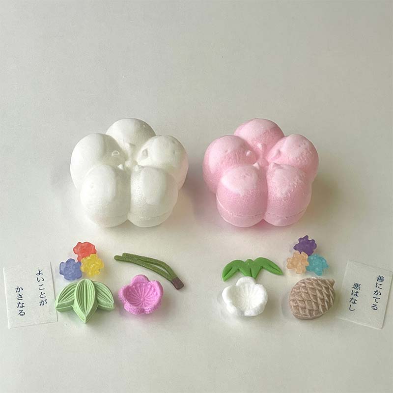 【2026年1月中旬以降発送】福薫る 10個入 御干菓子 和菓子 最中 もなか 松竹梅 山海堂  グルメ お菓子 菓子 食品 お土産 おやつ お茶請け お茶菓子 復興 震災 コロナ 能登半島地震復興支援 北陸新幹線 F6P-2045