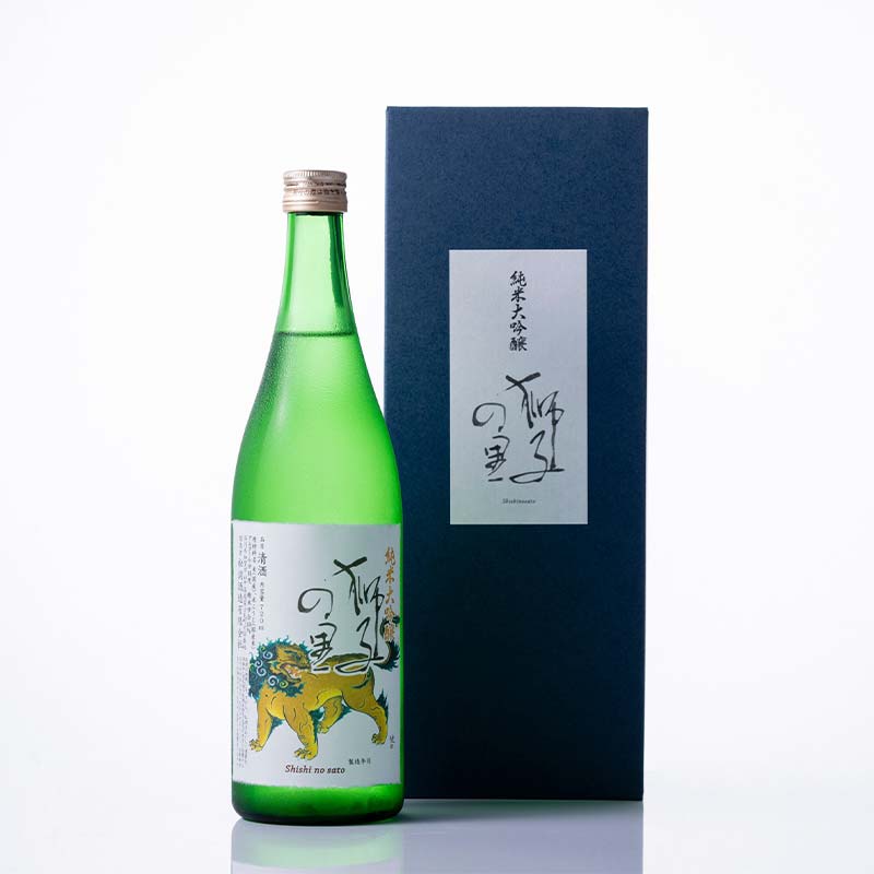 純米大吟醸 獅子の里 720ml 地酒 瓶 日本酒 純米 大吟醸 酒 アルコール 飲料 贈り物 ギフト  国産 日本製 復興 震災 コロナ 能登半島地震復興支援 北陸新幹線 F6P-2480