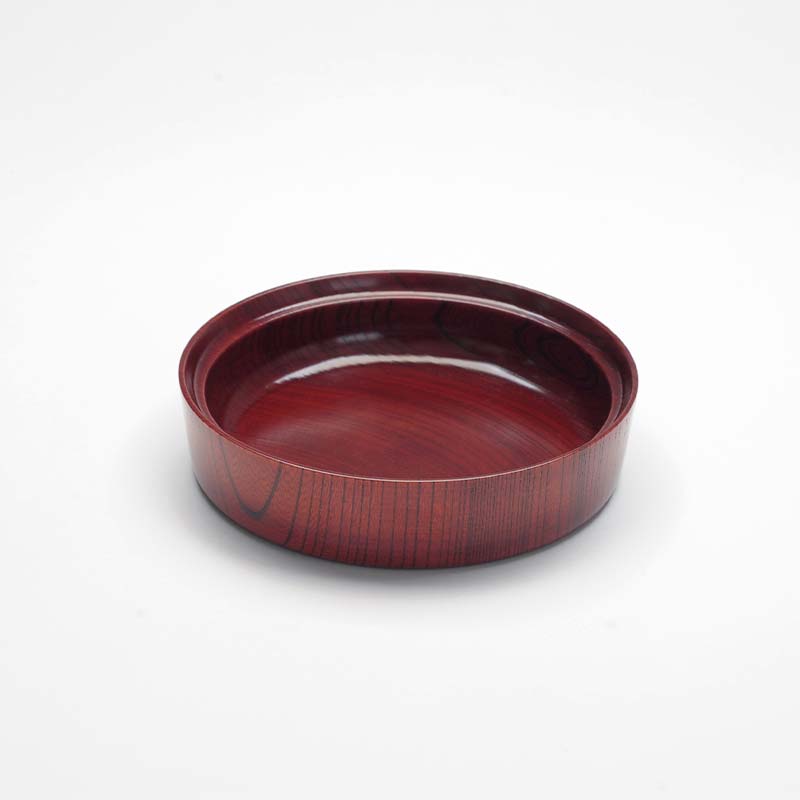 山中漆器 aeru こぼしにくい器 茜 平皿 木製 欅 器 食器 漆器 ギフト 出産祝い お祝い 伝統工芸 工芸品 国産 日本製 テーブルウェア 復興 震災 コロナ 能登半島地震復興支援 北陸新幹線 F6P-0893