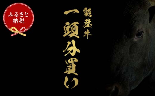 【和牛セレブ】【2026年1月以降発送】能登牛 一頭買い（12分割配送） 牛肉 最高級 一頭買い 黒毛和牛 能登牛 和牛セレブ F6P-2157