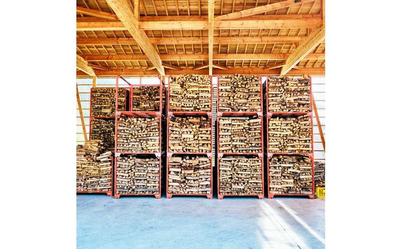 乾燥薪 広葉樹ミックス薪10kg 35cm 中割り～大割り薪ストーブ キャンプ 焚き火 サクラ・ケヤキ等の樹種 薪 アウトドア 福井県 若狭町