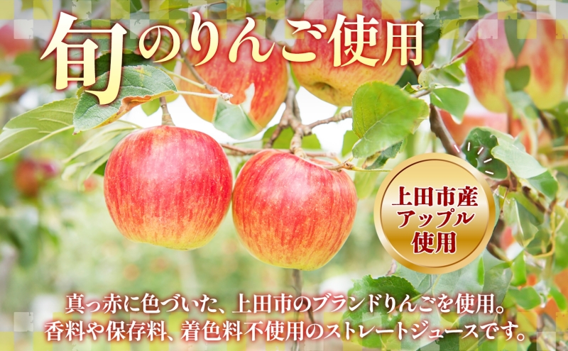 無地熨斗 長野県 真田 RED アップル ジュース 瓶 1000ml 12本 飲料 果汁 100% フルーツ リンゴ 果物 りんご 林檎 無香料 無着色 ストレート にごり 旬 戦国武将 ギフト お取り寄せ 信州 まちづくり上田 送料無料 長野県 上田