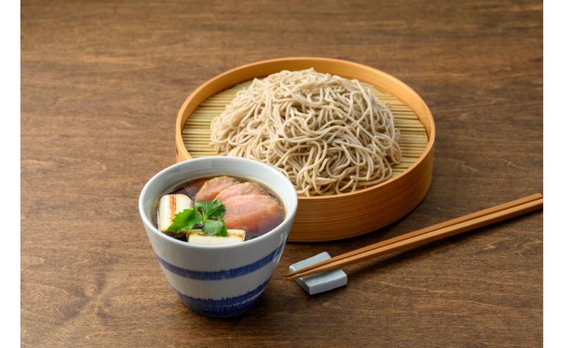 【3ヶ月定期便】 鴨せいろそば（半生麺）8人前　/ 蕎麦 信州そば ソバ 長野 お土産 ご当地 お取り寄せ 麺類