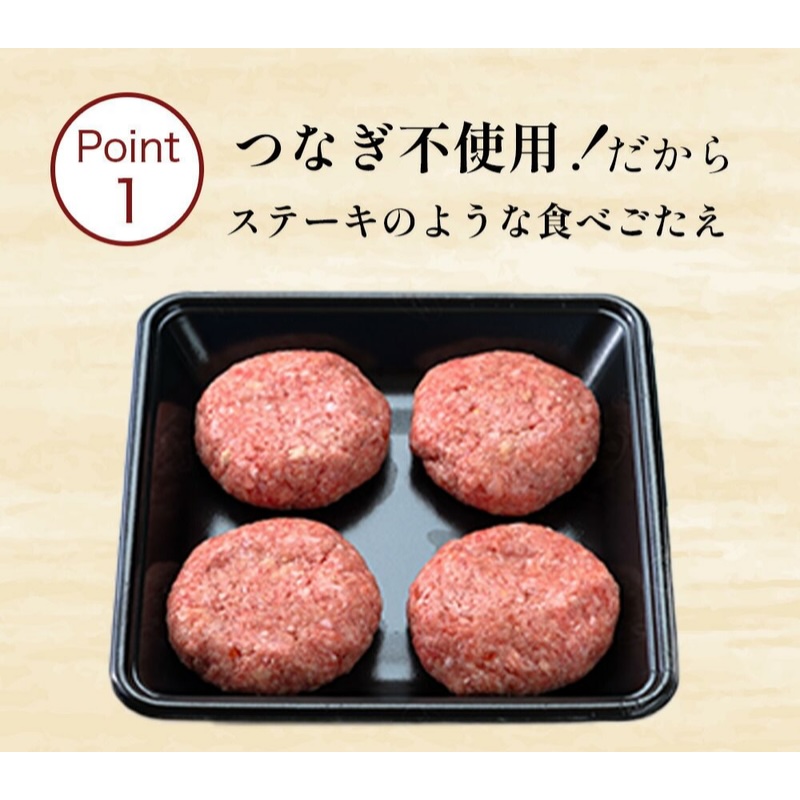【4回 定期便 ／3ヵ月ごとにお届け】 海賊ステーキハンバーグ 200g×8個 ハンバーグ ソース付き 信州牛100% 長野 信州 小諸 繋ぎなし 冷凍 個包装
