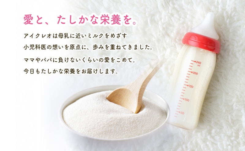育児用 粉ミルク アイクレオ ICREO バランスミルク 320g 12缶 0ヶ月から１歳頃まで 赤ちゃん 母乳 に近い 調整粉乳 溶けやすい 授乳 ヌクレオチド ガラクトオリゴ糖 新生児 0歳児 0才 1才 江崎グリコ 人気 送料無料  岐阜県 安八町