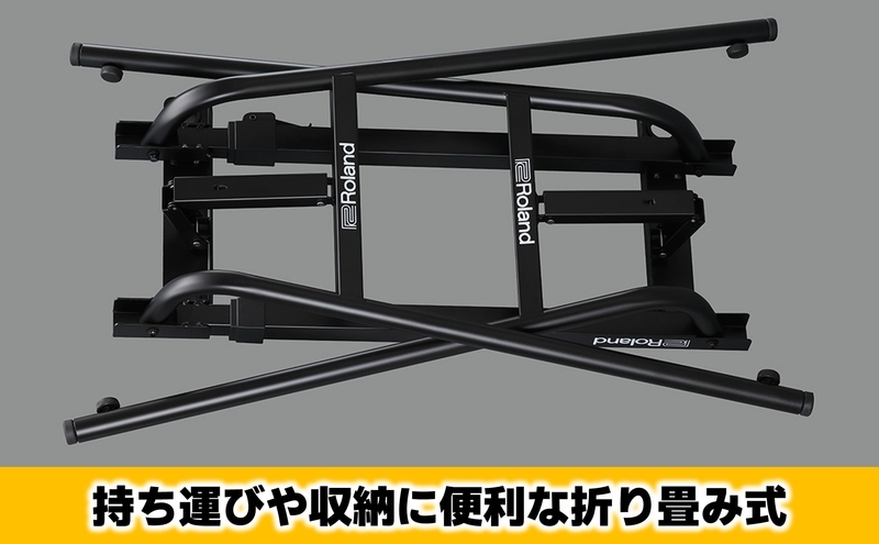 【Roland】キーボードスタンド/KS-13【配送不可：離島】 スタンド 折り畳み 簡単 堅牢 テーブルタイプ キーボード ローランド 浜松市