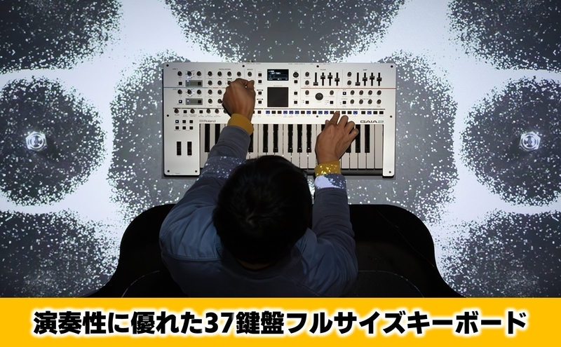 【Roland】シンセサイザー/GAIA-2【配送不可：離島】 楽器 簡単 ハイブリッドエンジン フルサイズ キーボード ローランド 浜松市