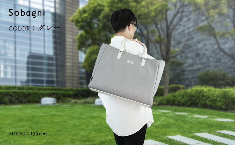 Sobagni ボストンバッグ -PRATO- ゴルフ カバン バッグ：グレー