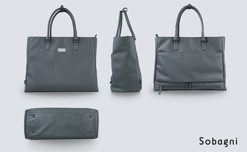 Sobagni ボストンバッグ -PRATO- ゴルフ カバン バッグ：グレー
