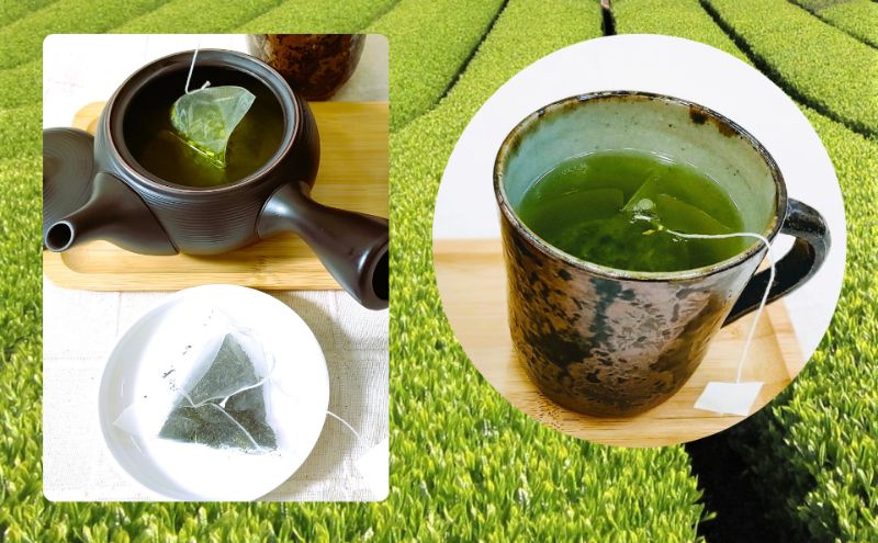 まろやか煎茶ティーバッグ 里山のしずく ５本 お茶 煎茶 ティーバッグ TB オススメ お湯出し 静岡 島田市
