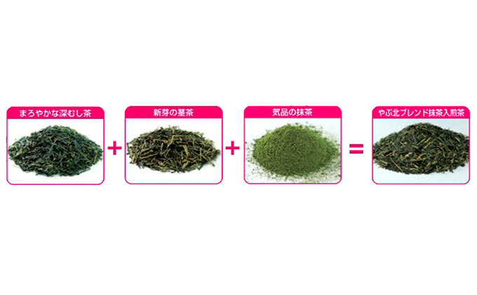 やぶ北ブレンド　抹茶入煎茶　200g×10本