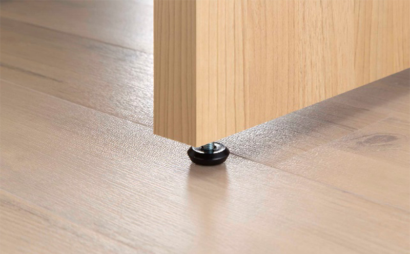 木質感を活かしたスタイリッシュデスク浅型(ダーク)