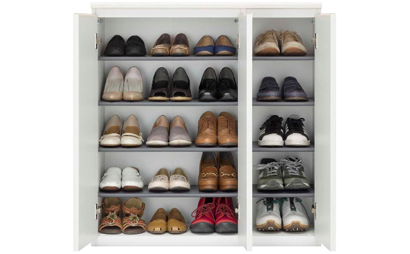 シューズラック　幅90cmナチュラル