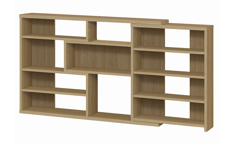 幅が伸縮自在なデザインシェルフ　スリムタイプ SMB