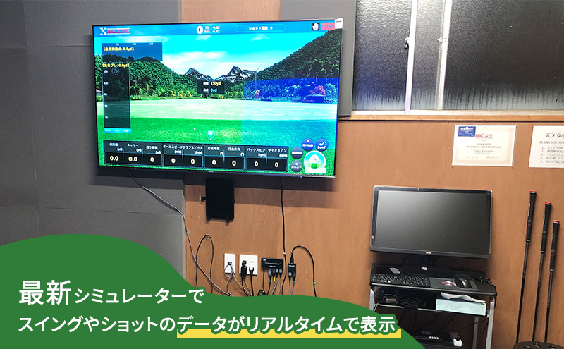 インドアスタジオ ゴルフ レッスン 利用チケット 5回分