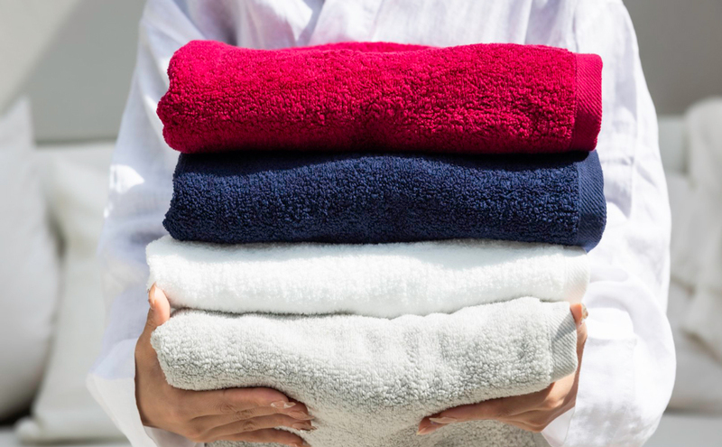 【おぼろタオル】100年の極-modern style-/バスタオル1枚 ホワイト