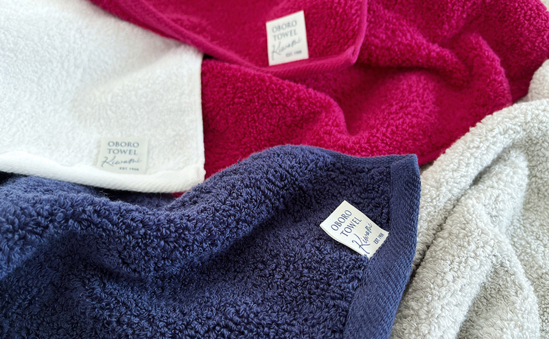 【おぼろタオル】100年の極-modern style-/フェイスタオル3枚 ホワイト