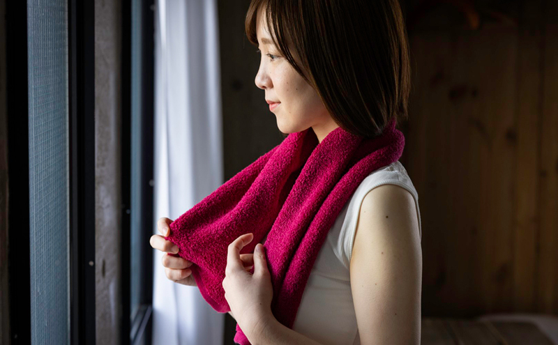 【おぼろタオル】100年の極-modern style-/フェイスタオル3枚 ホワイト