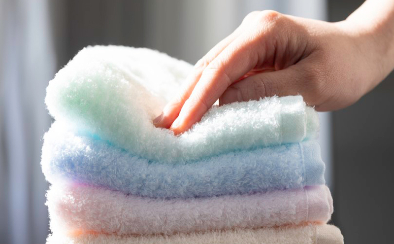 【おぼろタオル】専顔タオル3枚セット ブルー