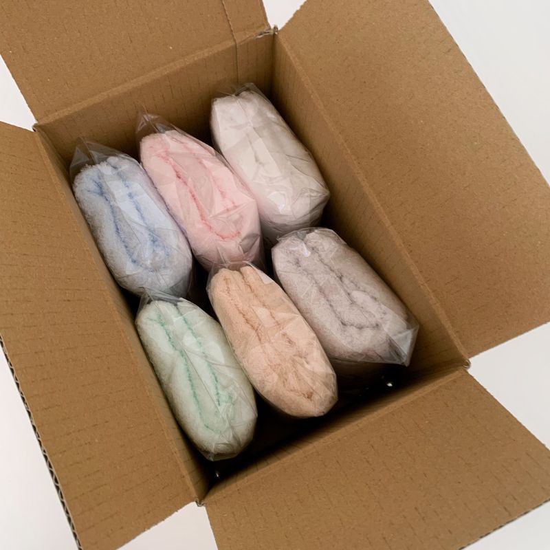 【おぼろタオル】専顔タオル6枚セット ピンク