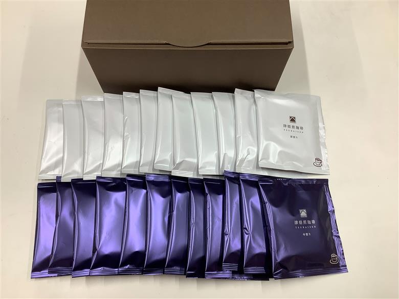 津焙煎ドリップバッグコーヒー24袋セット | 珈琲 コーヒー ドリップ カフェ 焙煎 中煎り 深煎り 中細挽き