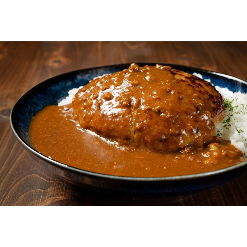 松阪牛ハンバーグ2個、松阪牛カレー2個セット [ 本格 レトルト ビーフカレー 牛肉 松阪牛 高級 和牛 個包装 簡単 調理 牛 肉 人気 グルメ お取り寄せ 日本三大和牛 夕飯 おかず 惣菜 贅沢 ] お肉