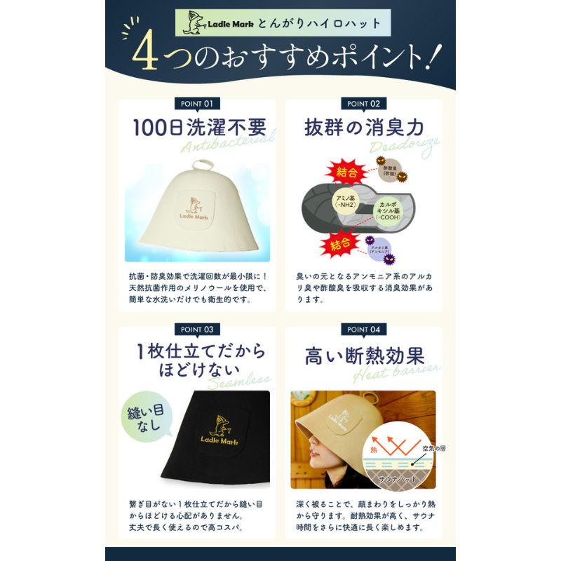 とんがりハイロハット (R)ブラック