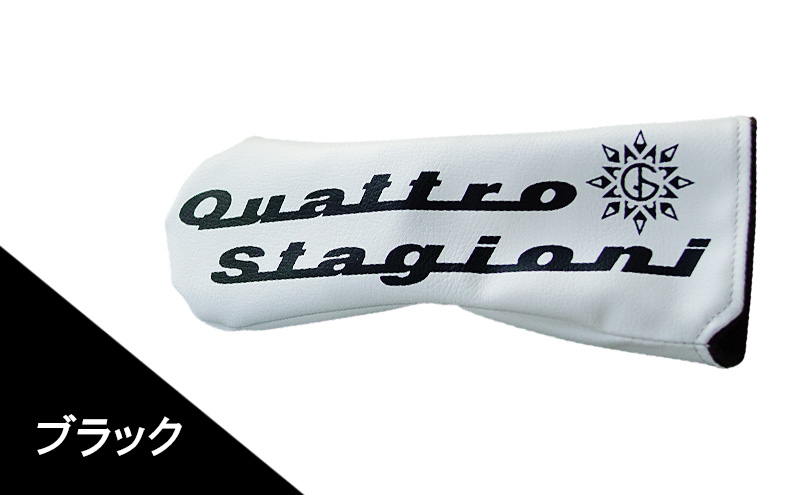 木の庄帆布×クアトロスタジオ 二コラボ ユーティリティヘッドカバー　K-QSKHG-UT0K-（C/#09 BLACK / ブラック)