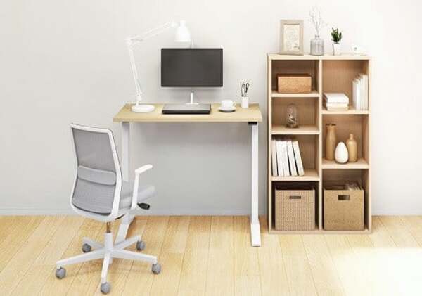 コクヨ 在宅ワーク用電動昇降デスク スタンジットW(ダブル)／1006_ブラウンウォールナット・ブラック