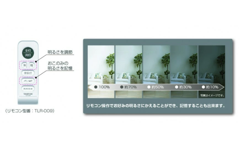 LED ペンダントライト RVR60099 洋風 6畳用 プルスイッチ リモコンスイッチ 調光 日本製 照明 簡単 便利 ライト 天井 リビング 寝室 ダイニング キッチン 台所 TAKIZUMI 瀧住電機工業