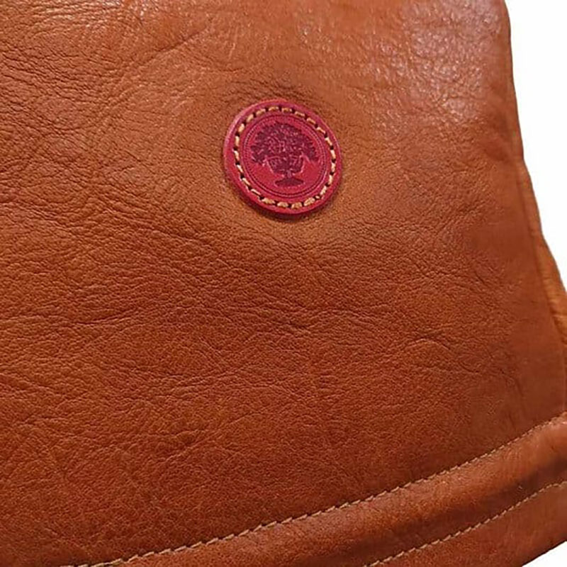 木の庄帆布 公式 国産レザーアイアンカバー 本革 総革 KinoshoTRANSIT　 K-KHG-W-IR01M-（C/#09 ブラック / レッド）　ゴルフ アイアンカバー