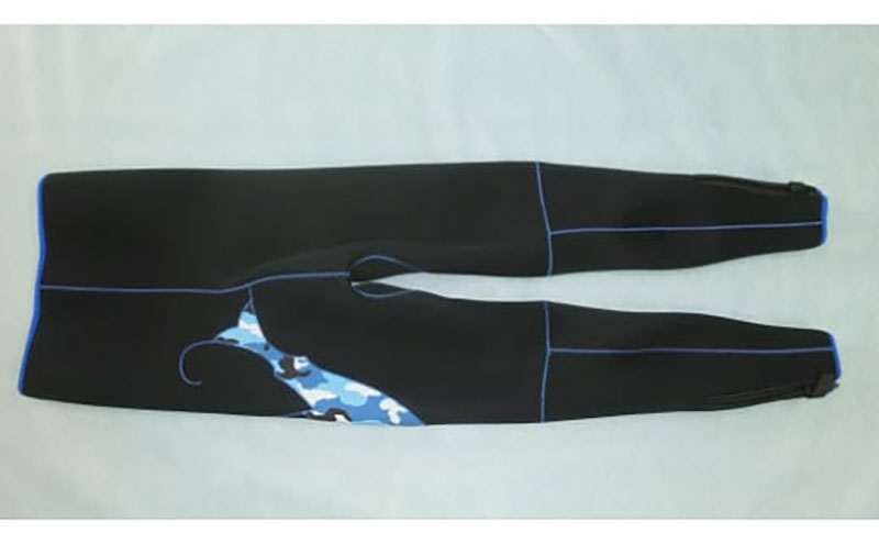 【泉フィルター株式会社】鮎タイツ20 I（黒×青） Mサイズ