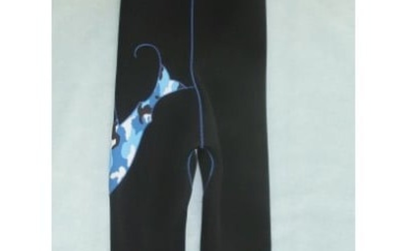 【泉フィルター株式会社】鮎タイツ20 I（黒×青） Mサイズ