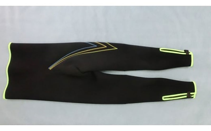 【泉フィルター株式会社】鮎タイツ20 II（黒×蛍光緑） MXサイズ