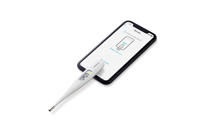 体温計 オムロン 音波通信体温計 MC-6800B 音波通信機能搭載 オムロンコネクト 健康 日用品 電化製品 京都府向日市