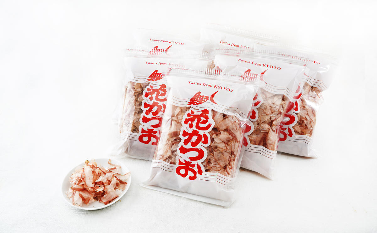鰹節 製造工場直送 花かつお 上 100g 6個入 かつおぶし かつお節 削り節 個包装 だし 出汁 和食割烹 プロ 大容量 カツオ節 小分け 小分けパック 京都