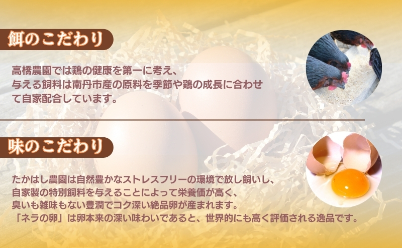 放し飼い 黒鶏 ネラの卵 20個 たまご 卵 鶏卵 玉子 南丹市 京都府