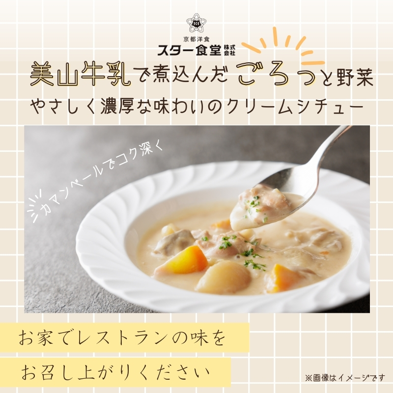 カマンベールとけこむ美山牛乳の濃厚クリームシチュー 6食セット　スープ レトルト シチュー 京都府 美山