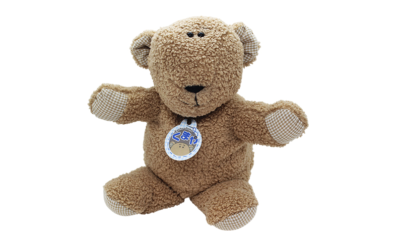 世界にひとつ　くまやのパペットくまちゃん　ハンドメイド ブラック