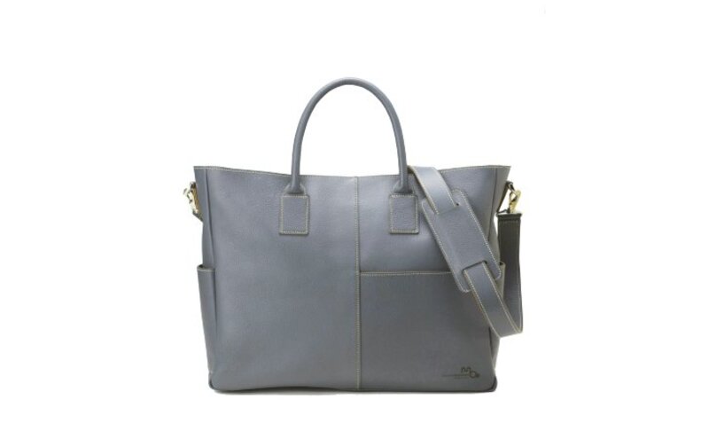 A4サイズでビジネスに使える本革トートバッグ　全5色（バーミリオン）